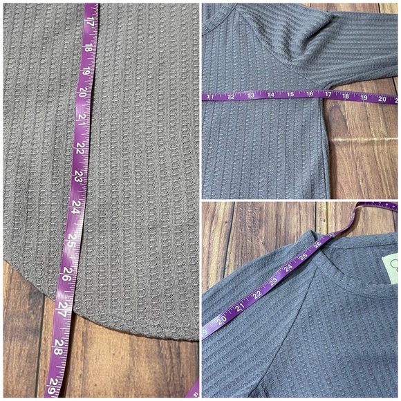 Chaser Waffle Knit Thermal Long Sleeve Top - Picture 12 of 12